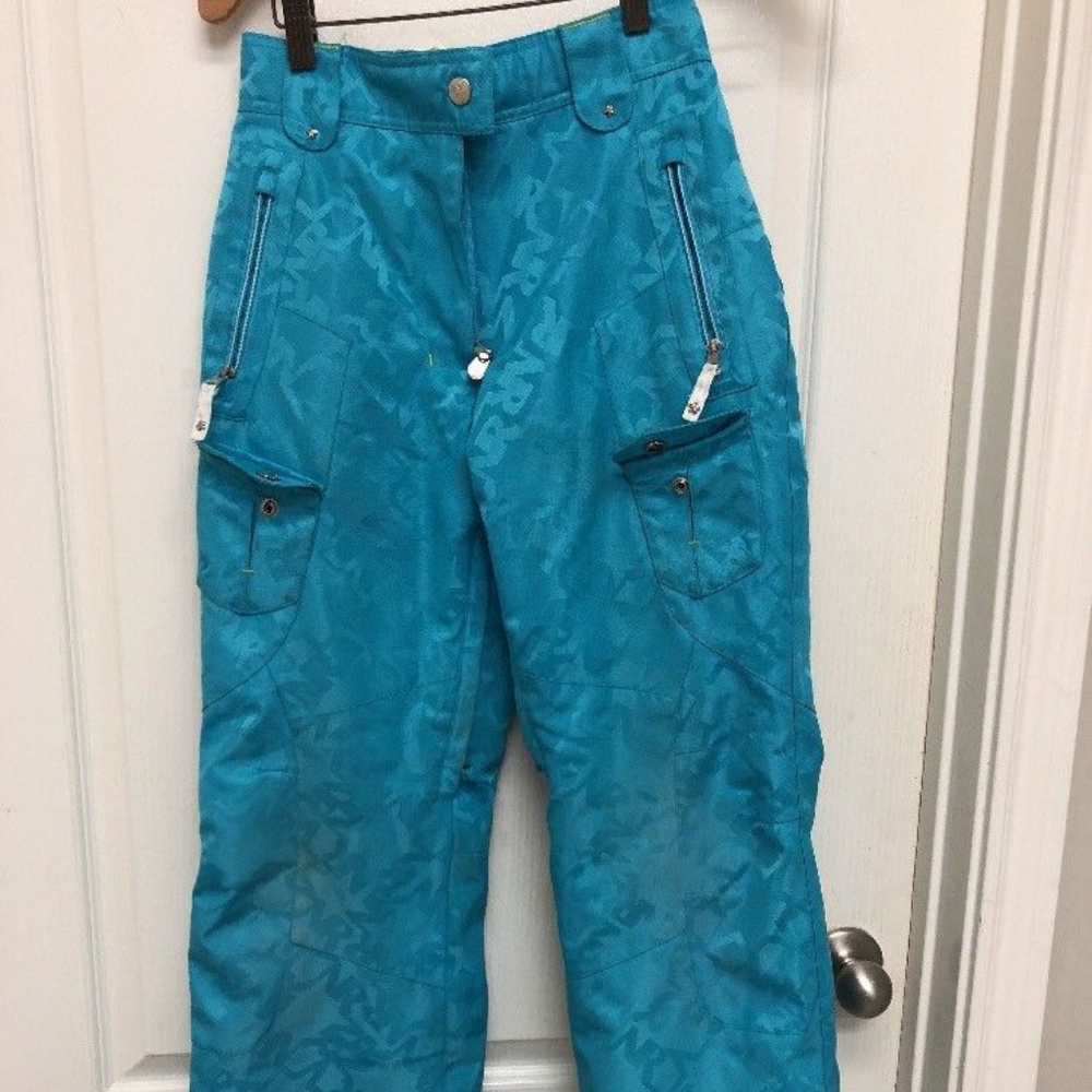Snowboard Pants Turquoise M 10-12 Years Children